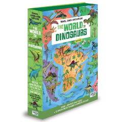 Cunoaste si exploreaza - Puzzle Lumea dinozaurilor (200 piese) - RESIGILAT