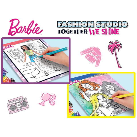 LISCIANI Set de colorat cu activitati Barbie - Fashion Studio