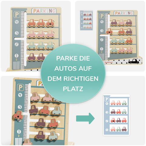 Topbright Joc de logica - Parcarea masinutelor