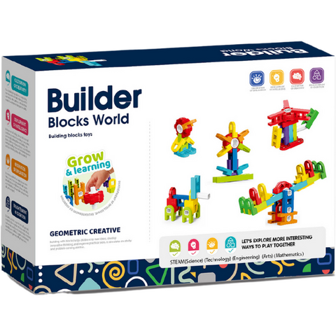 Bufnitel Set de constructie STEAM - Fun Blocks (26 piese)