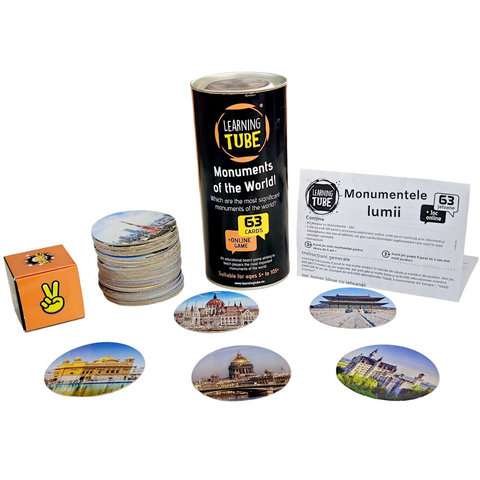 K-TOYZ Joc Learning Tube® - Monumentele lumii