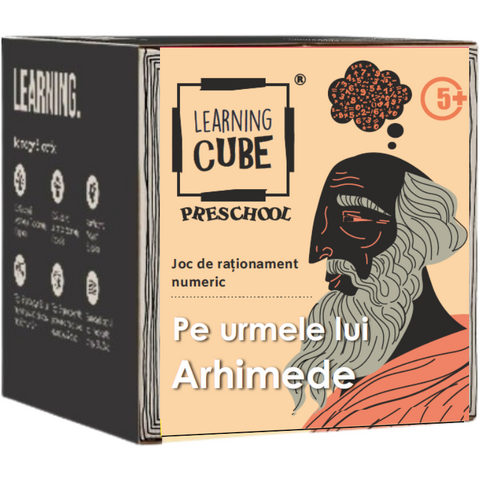 K-TOYZ Joc matematic Learning Cube® - Pe urmele lui Arhimede