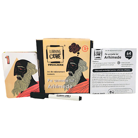K-TOYZ Joc matematic Learning Cube® - Pe urmele lui Arhimede