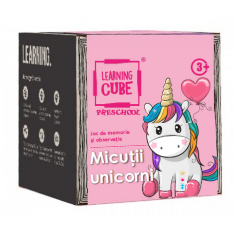 K-TOYZ Joc de atentie Learning Cube® - Micutii unicorni