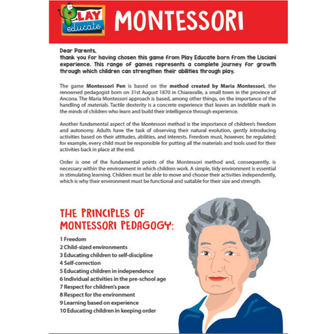 LISCIANI Joc Montessori - Scoala de scris