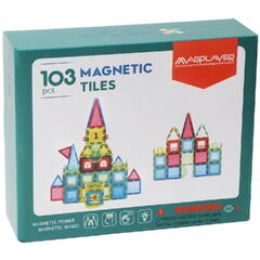 Set de constructie magnetic 3D - 103 piese - RESIGILAT