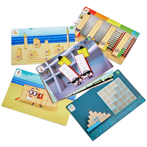 Hand2Mind MathLink®Cubes Numberblocks in romana Set de activitati de la 21 - 30
