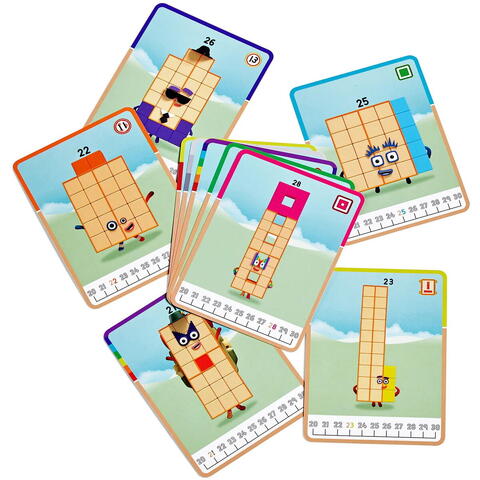 Hand2Mind MathLink®Cubes Numberblocks in romana Set de activitati de la 21 - 30