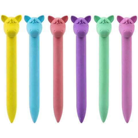 Moxy Set 6 creioane de plastic  - Unicorni