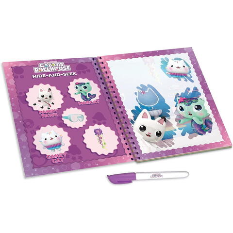 LISCIANI Waterbook: Carte de colorat Gabby's Dollhouse & pisicute