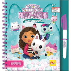 Waterbook: Carte de colorat Gabby's Dollhouse & pisicute