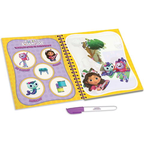 LISCIANI Waterbook: Carte de colorat Gabby's Dollhouse