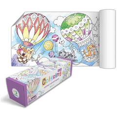 Poster de colorat - Aventurile animalutelor