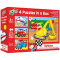 Galt Set 4 puzzle-uri Vehicule (4, 6, 8, 12 piese) - RESIGILAT