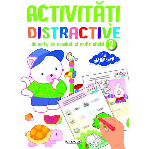 GIRASOL Activitati distractive de scris, de numarat 2