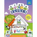 Carte de colorat cu activitati - Distractie cu Alphablocks