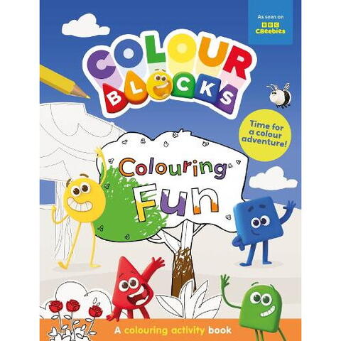 Carte de colorat cu activitati Colourblocks - Culori distractive