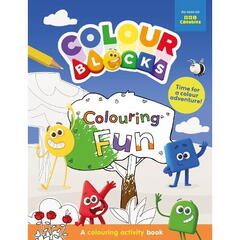 Carte de colorat cu activitati Colourblocks - Culori distractive