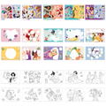 Totum Carte de colorat & abtibilduri cu numere - Disney Princess