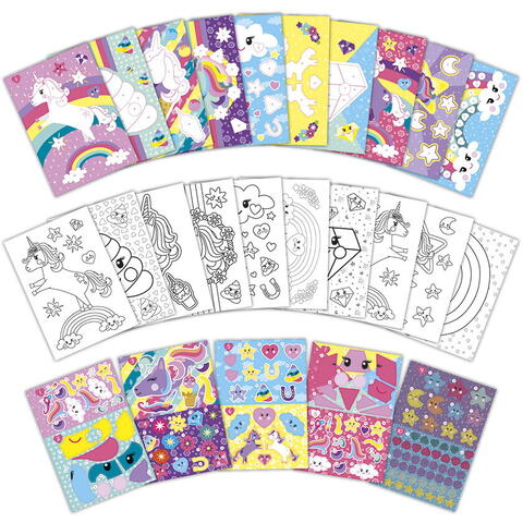 Totum Carticica cu activitati si abtibilduri - Unicorn