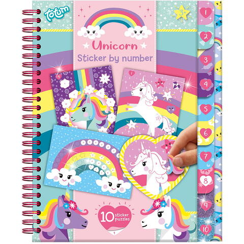 Totum Carticica cu activitati si abtibilduri - Unicorn
