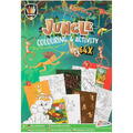 Grafix Carte de colorat cu activitati - Jungla