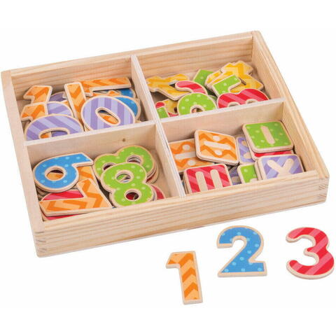 BIGJIGS Toys Set numere magnetice - RESIGILAT