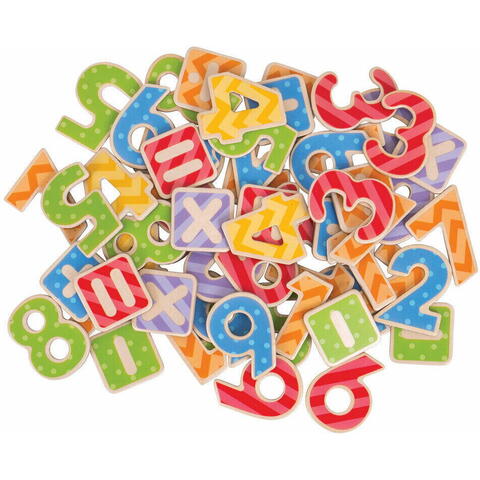 BIGJIGS Toys Set numere magnetice - RESIGILAT