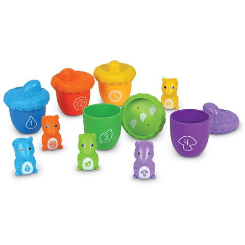Learning Resources Joc de sortat si numarat - Veveritele vesele