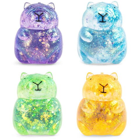 Keycraft Jucarie antistres cu sclipici - Capybara