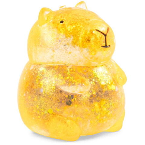 Keycraft Jucarie antistres cu sclipici - Capybara