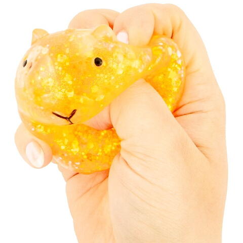 Keycraft Jucarie antistres cu sclipici - Capybara