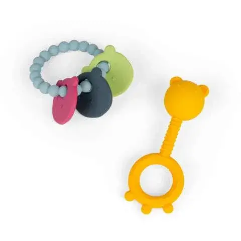 BIGJIGS Toys Set 2 jucarii dentitie - Ursulet