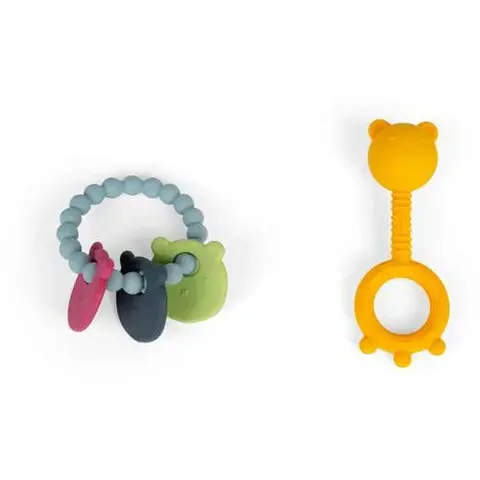 BIGJIGS Toys Set 2 jucarii dentitie - Ursulet