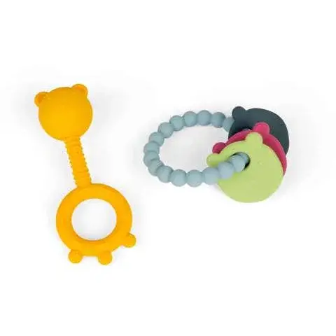 BIGJIGS Toys Set 2 jucarii dentitie - Ursulet
