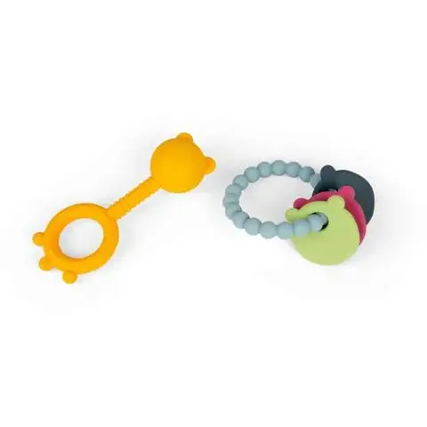 BIGJIGS Toys Set 2 jucarii dentitie - Ursulet