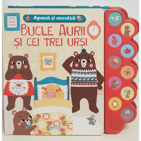 GIRASOL Apasa si asculta povestea - Bucle Aurii si cei trei ursi