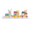 BIGJIGS Toys Trenulet cu forme - Animalute vesele