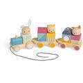 BIGJIGS Toys Trenulet cu forme - Animalute vesele