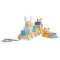 BIGJIGS Toys Trenulet cu forme - Animalute vesele