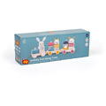 BIGJIGS Toys Trenulet cu forme - Animalute vesele