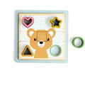 BIGJIGS Toys Puzzle cu sortator forme - Animalute