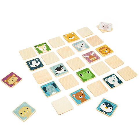 BIGJIGS Toys Joc de memorie - Gaseste animalutele