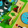 BIGJIGS Toys Statie meteo din lemn