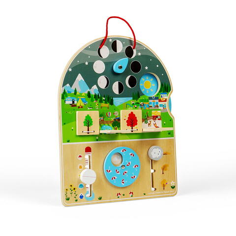 BIGJIGS Toys Statie meteo din lemn