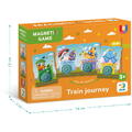 Dodo Set magnetic - Calatorie cu trenul
