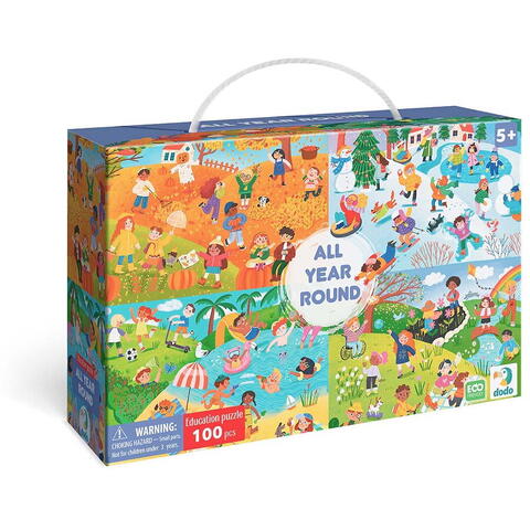 Dodo Puzzle - Anotimpurile (100 piese)