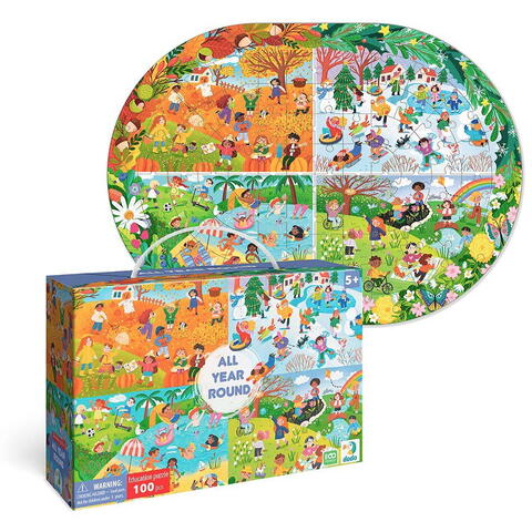 Dodo Puzzle - Anotimpurile (100 piese)