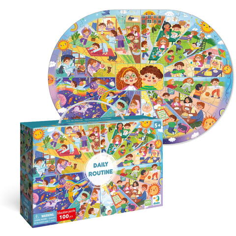 Dodo Puzzle - Activitatile zilnice (100 piese)
