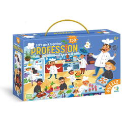 Puzzle meserii - Bucatar (150 piese)